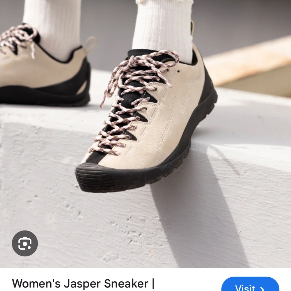 Size 7 Keen Jasper Sneakers - Birch/Black